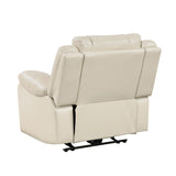 Huron Beige Power Double Reclining Living Room Set from Homelegance - Luna Furniture