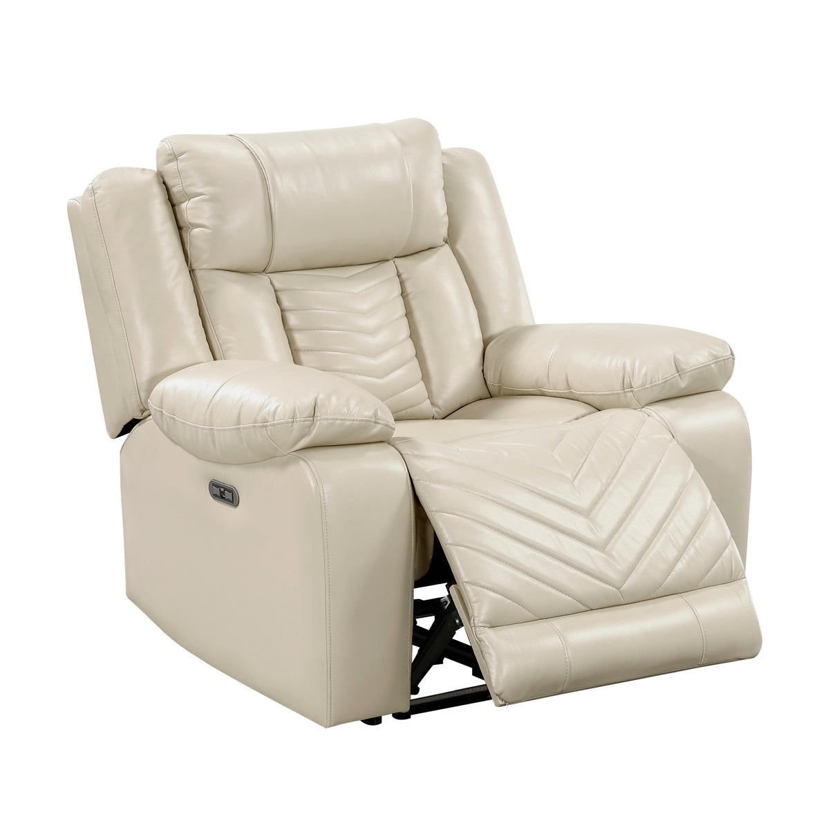 Huron Beige Power Double Reclining Living Room Set from Homelegance - Luna Furniture