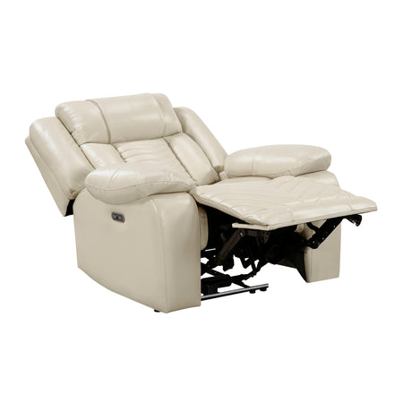 Huron Beige Power Reclining Chair from Homelegance - Luna Furniture