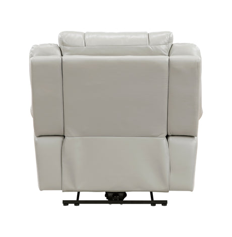 Huron Gray Power Reclining Chair from Homelegance - Luna Furniture