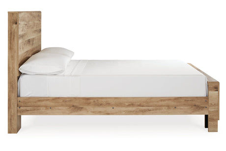Hyanna Tan Brown Full Panel Bed from Ashley - Luna Furniture