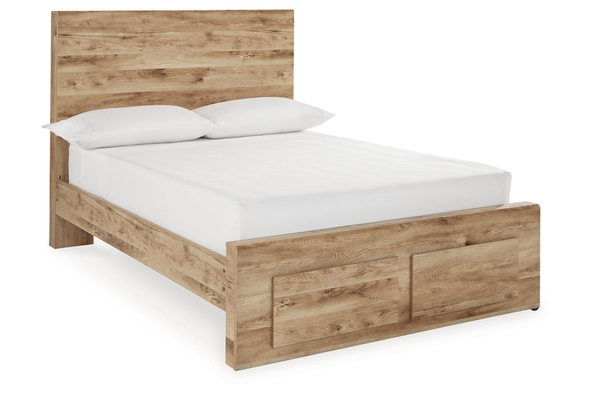 Hyanna Tan Brown Full Storage Platform Bed from Ashley - Luna Furniture