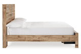 Hyanna Tan Brown Full Storage Platform Bed from Ashley - Luna Furniture