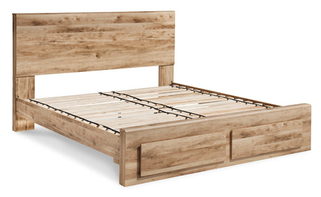 Hyanna Tan Brown Storage Platform Bedroom Set from Ashley - Luna Furniture