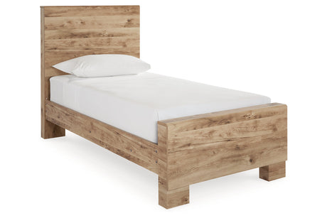 Hyanna Tan Brown Twin Panel Bed from Ashley - Luna Furniture