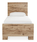 Hyanna Tan Brown Youth Storage Platform Bedroom Set with 2 Drawers from Ashley - Luna Furniture