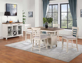 Hyland Two-tone Counter Height Dining Set from Steve Silver - Luna Furniture