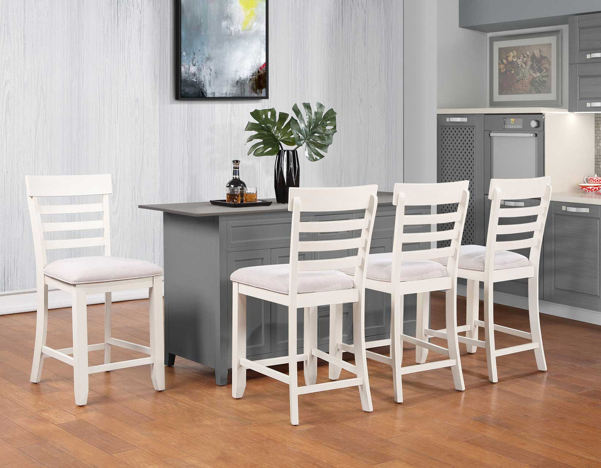 Hyland Two-tone Counter Height Dining Set from Steve Silver - Luna Furniture
