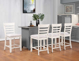 Hyland Two-tone Counter Height Dining Set from Steve Silver - Luna Furniture