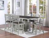 Hyland 5-Piece Counter Dining Set(Counter Table & 4 Counter Chairs) from Steve Silver - Luna Furniture