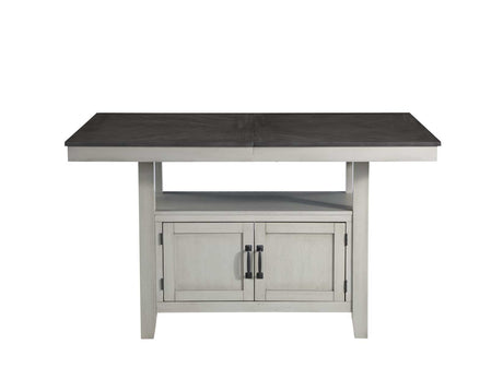 Hyland Stone Gray/Charcoal Counter Height Dining Set from Steve Silver - Luna Furniture