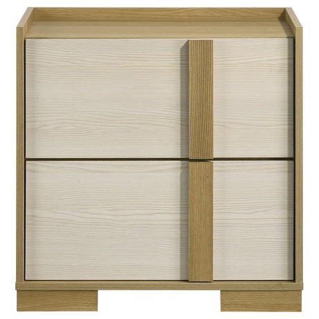 Hyland Natural 2-Drawer Nightstand from Coaster - Luna Furniture
