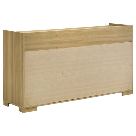 Hyland Natural 6-Drawer Dresser from Coaster - Luna Furniture