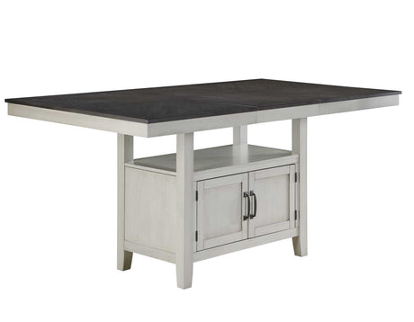 Hyland Stone Gray/Charcoal Counter Height Dining Set from Steve Silver - Luna Furniture
