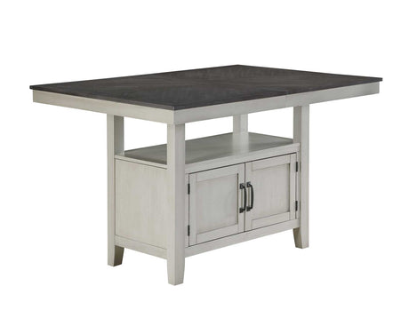 Hyland Stone Gray/Charcoal Counter Height Dining Set from Steve Silver - Luna Furniture