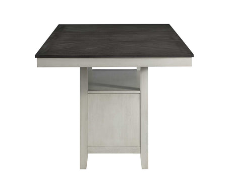 Hyland Stone Gray/Charcoal Counter Height Dining Set from Steve Silver - Luna Furniture