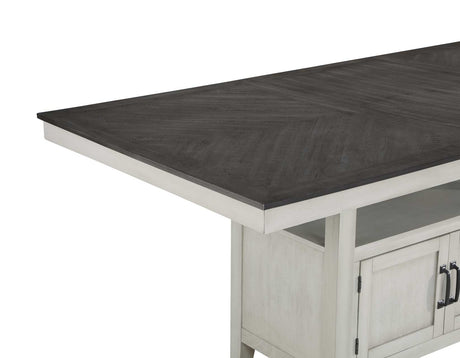 Hyland Stone Gray/Charcoal Counter Height Dining Set from Steve Silver - Luna Furniture