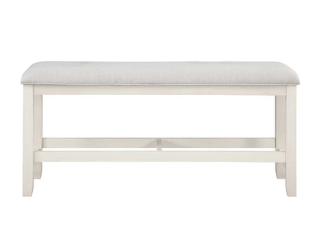 Hyland Vanilla Counter Height Dining Bench from Steve Silver - Luna Furniture