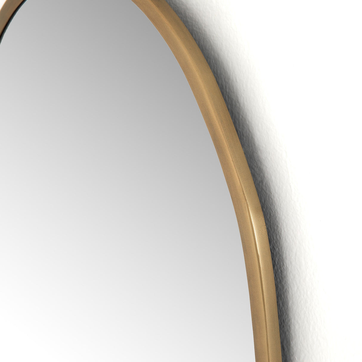 Brinley Mirror in Antique Brass Iron from Four Hands - Luna Furniture