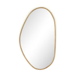 Brinley Mirror in Antique Brass Iron from Four Hands - Luna Furniture