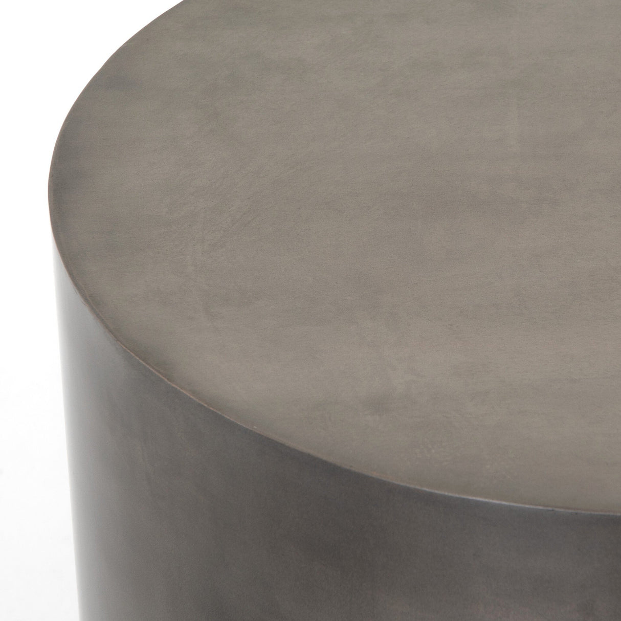Cameron End Table in Ombre Antique Pewter from Four Hands - Luna Furniture