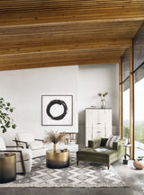 Cameron Ombre Bunching Table in Ombre Antique Brass from Four Hands - Luna Furniture