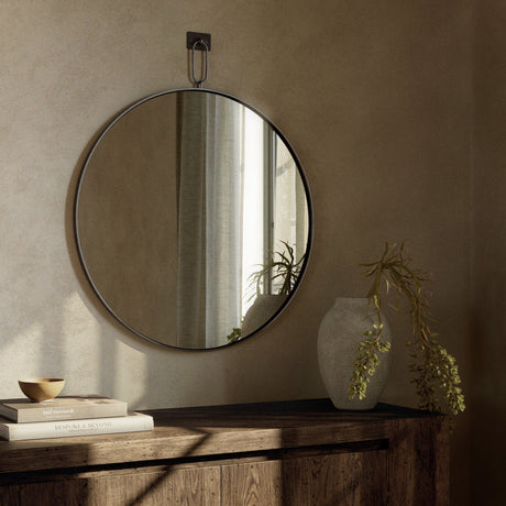 Vina Mirror in Antiqued Iron from Four Hands - Luna Furniture