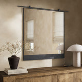 Chico Mirror in Antiqued Iron from Four Hands - Luna Furniture