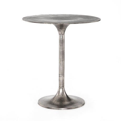 Simone Bar + Counter Table in Raw Antique Nickel from Four Hands - Luna Furniture