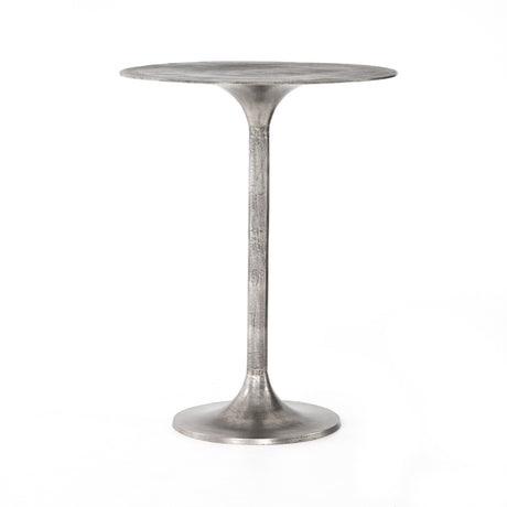 Simone Bar + Counter Table in Raw Antique Nickel from Four Hands - Luna Furniture