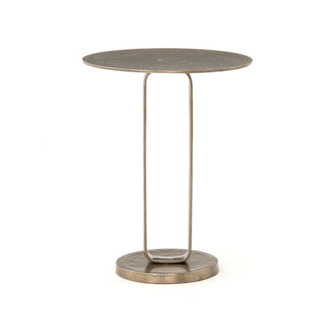 Douglas End Table in Aged Bronze from Four Hands - Luna Furniture