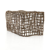 Zander Outdoor Bench in Aged Bronze from Four Hands - Luna Furniture