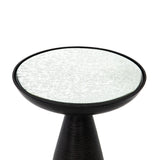 Marlow Mod Pedestal Table in Ash Glass from Four Hands - Luna Furniture