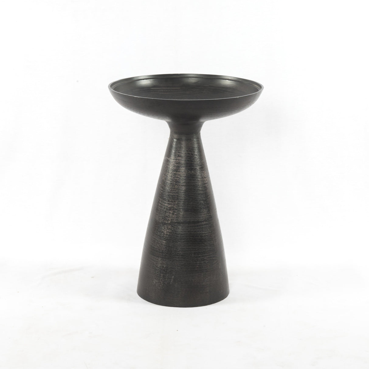 Marlow Mod Pedestal Table in Ash Glass from Four Hands - Luna Furniture