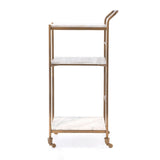 Felix Bar Cart in Antique Brass from Four Hands - Luna Furniture