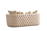 Fanci Ivory Velvet Sofa & Loveseat from Nova Furniture - Luna Furniture