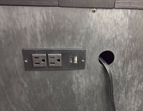 Reid 60″ Server, Black Finish from Steve Silver - Luna Furniture