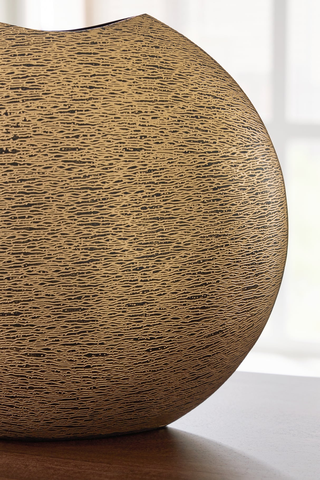 Iansboro Antique Gold Finish Vase from Ashley - Luna Furniture