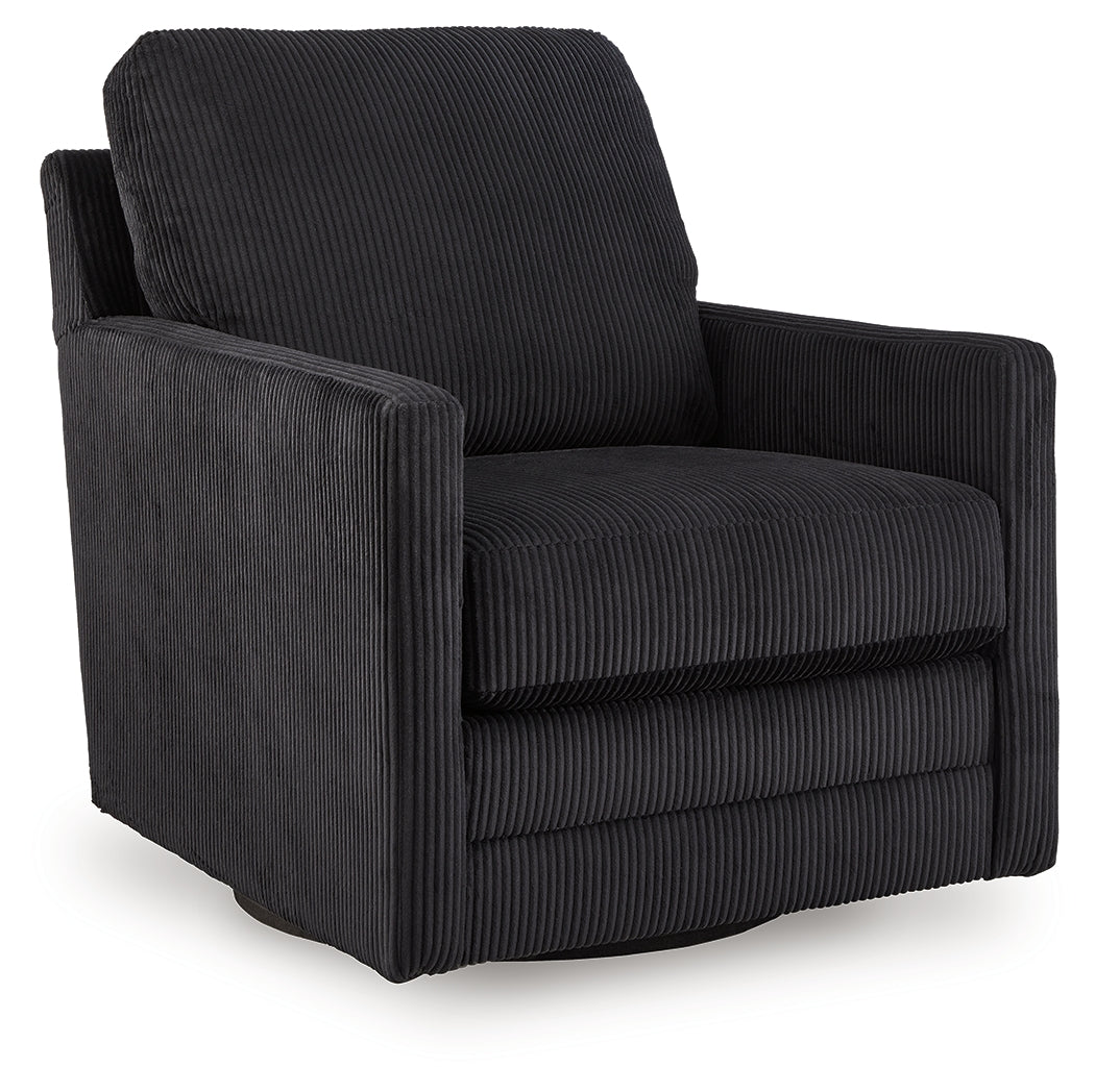 Icaman Onyx Swivel Chair from Ashley - Luna Furniture