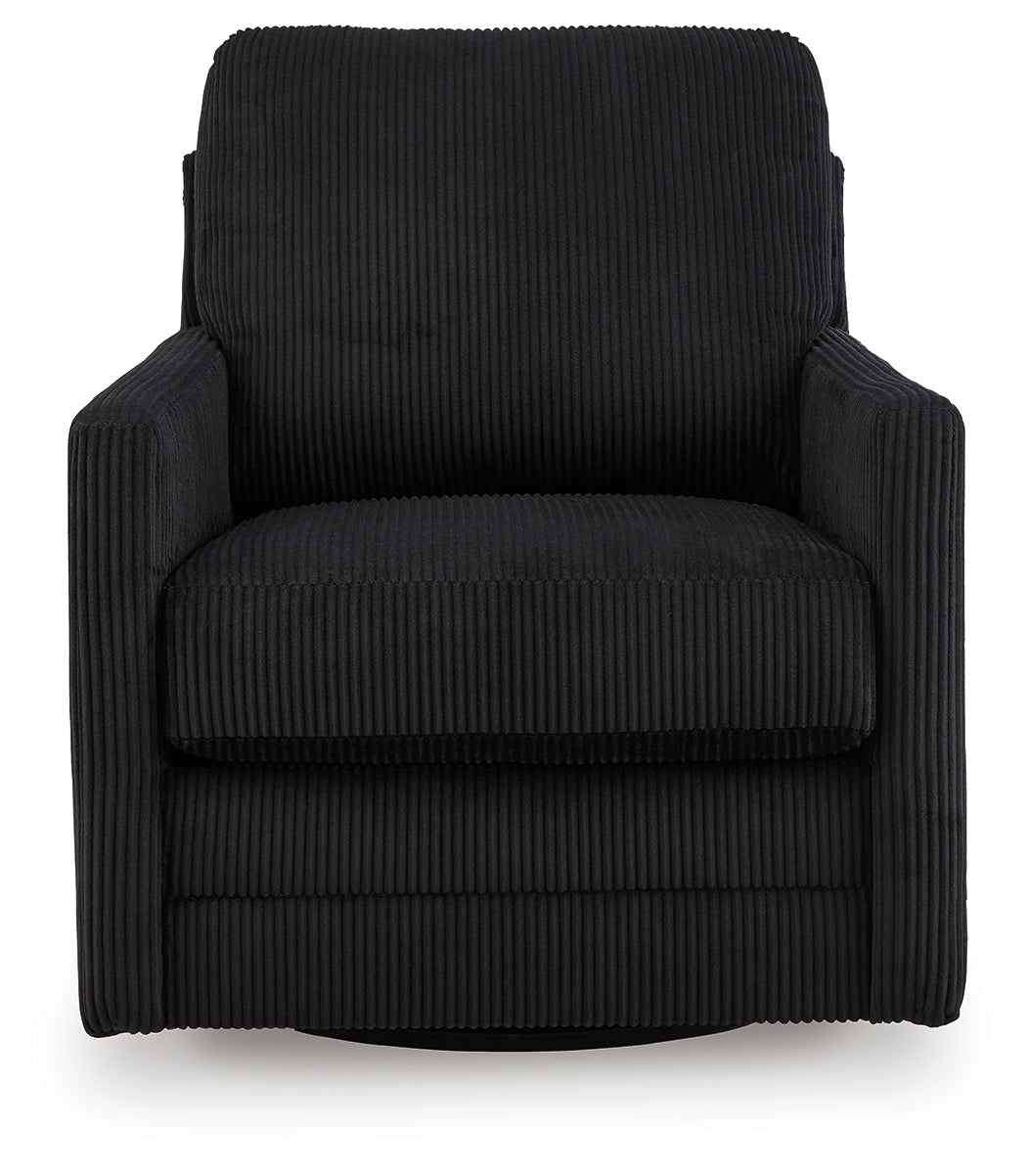 Icaman Onyx Swivel Chair from Ashley - Luna Furniture