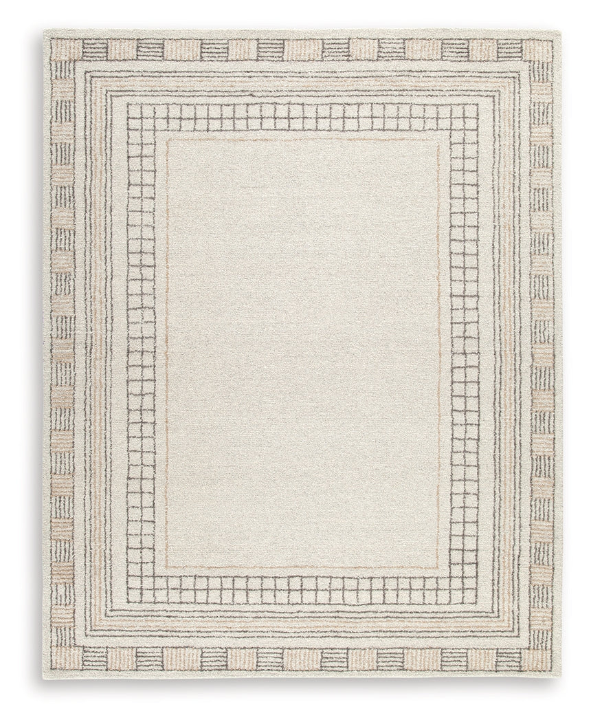 Idaman Taupe/Brown Large Rug from Ashley - Luna Furniture