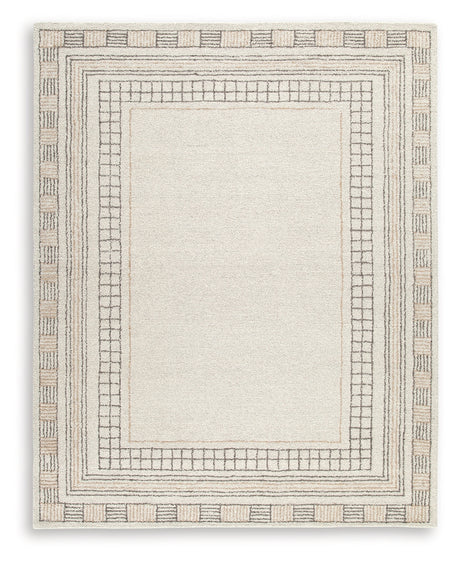 Idaman Taupe/Brown Large Rug from Ashley - Luna Furniture