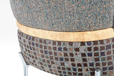 Inci Diningroom (Dining Table & 6 Dining Chair) in Walnut from Furnia - Luna Furniture