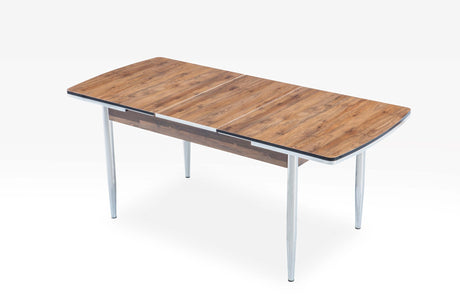 Inci Diningroom Table in Walnut from Furnia - Luna Furniture