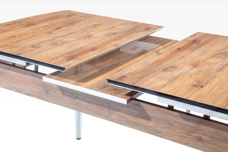Inci Diningroom Table in Walnut from Furnia - Luna Furniture
