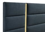 Ines Navy and White High Gloss Bedroom Set from Coaster - Luna Furniture