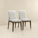 Ines White Boucle Dining Chair (Set of 2) from Ashcroft Furniture - Luna Furniture