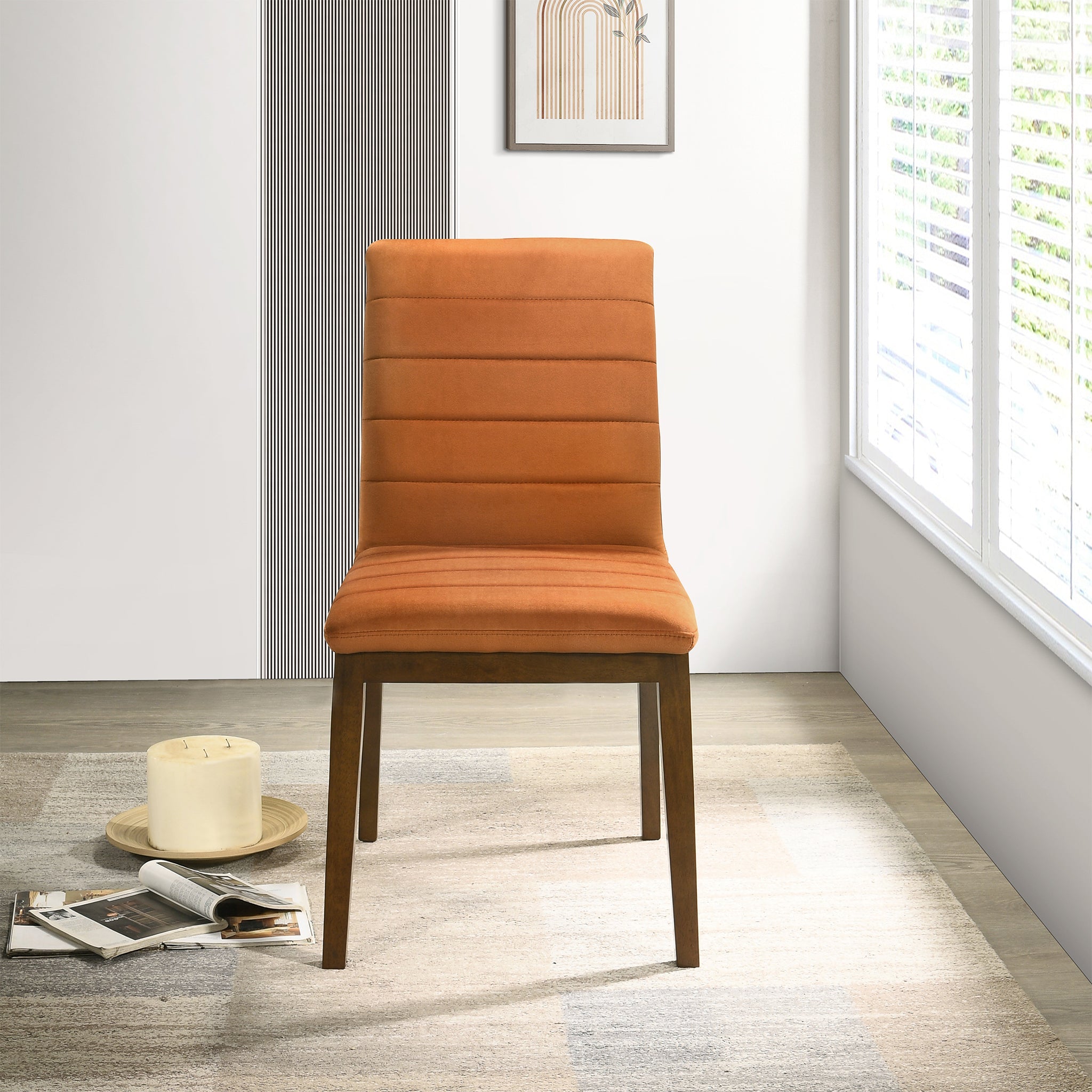 Ashcroft Furniture Ines Dining Chair - Thumbnail 3