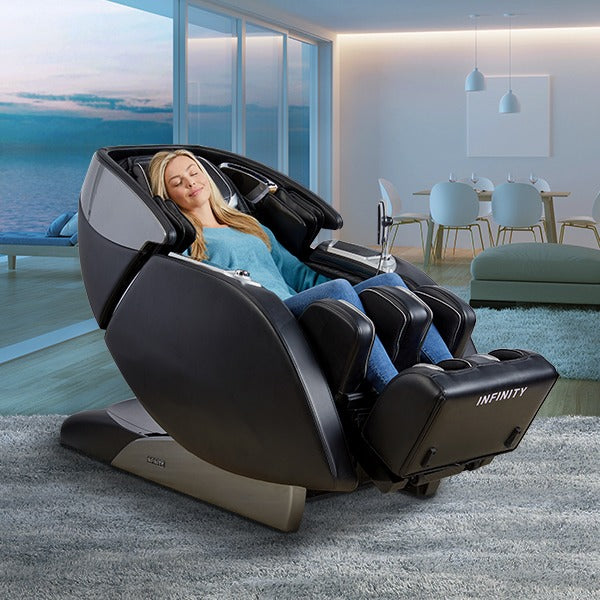 Luminary Syner-D Massage Chair - Black from Infinity - Luna Furniture