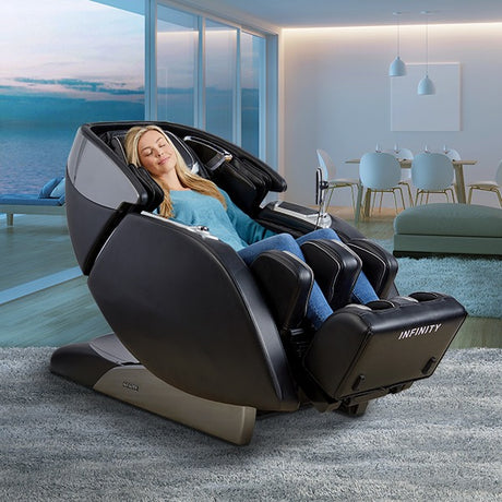 Luminary Syner-D Massage Chair - Black from Infinity - Luna Furniture
